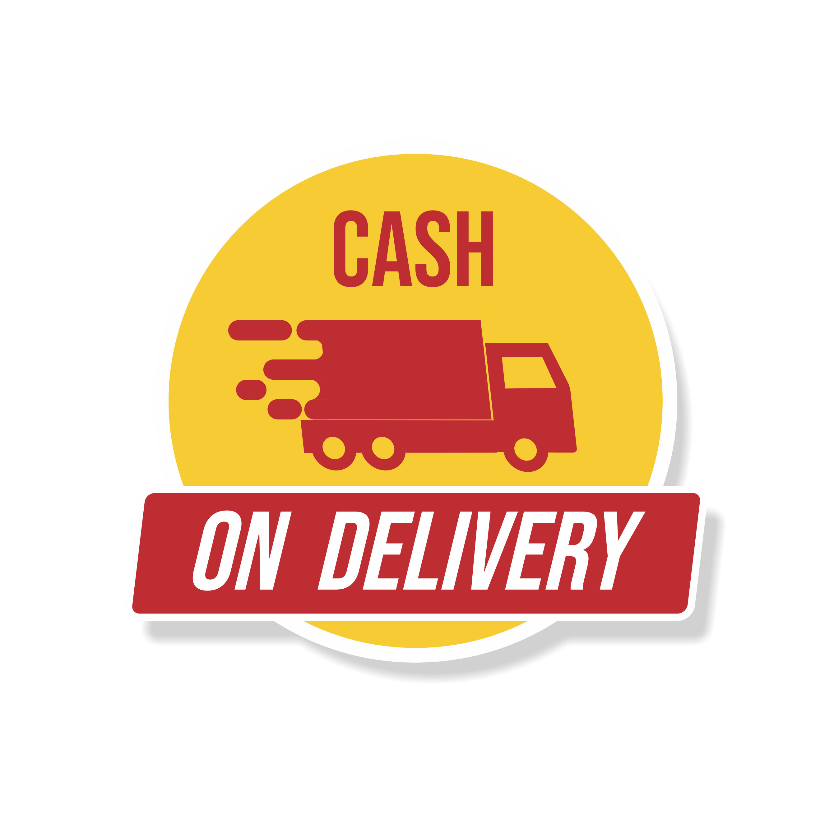 cash on delivery sign